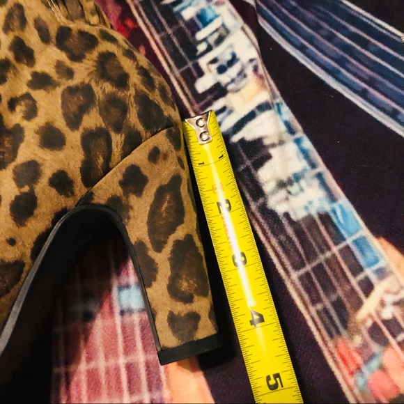 SALE!!! Hot Sam&Libby Leopard Ankle Booties! Size 7 - Picture 9 of 10